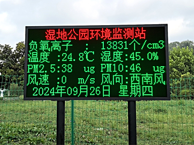 公園環(huán)境監(jiān)測站