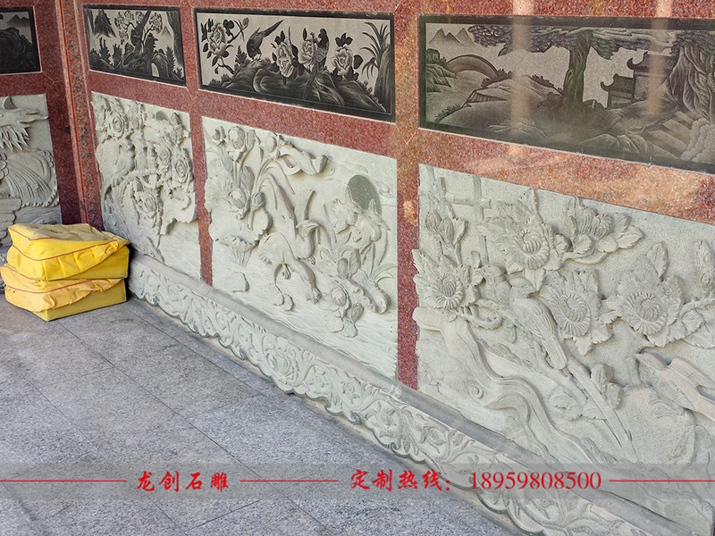 祠堂石材浮雕壁畫(huà)圖片大全及介紹