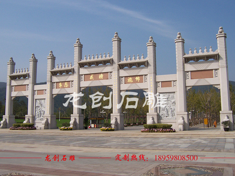 大型石牌坊 五門(mén)石牌坊